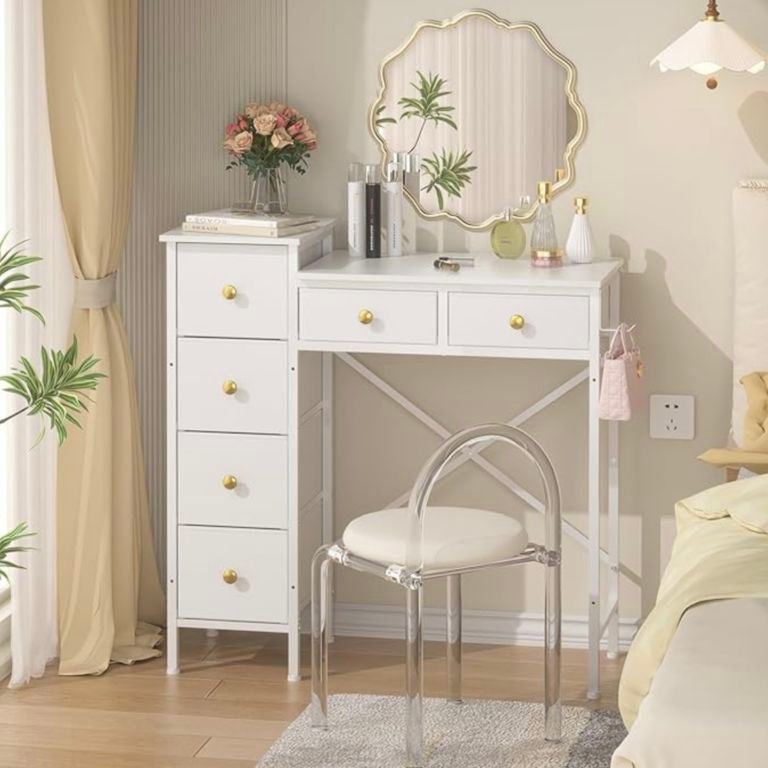 white-makeup-table